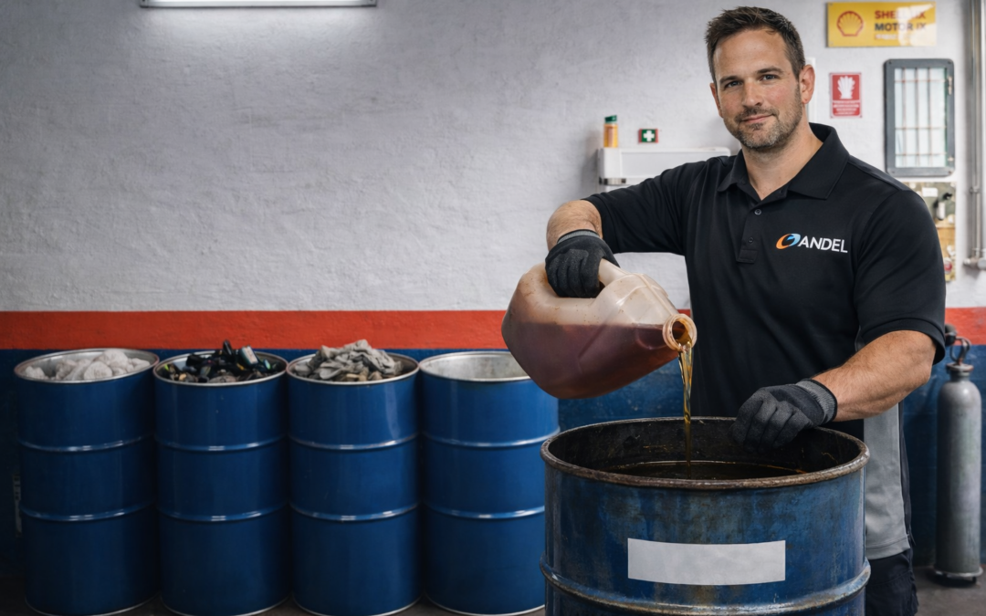 Gestión residuos Taller Mecánico